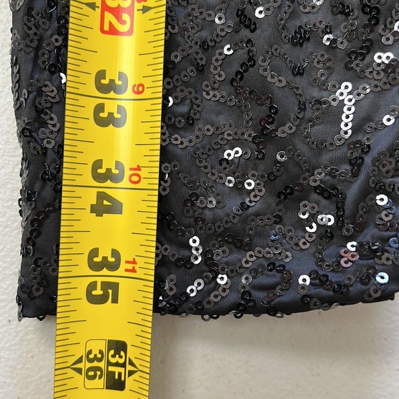 Tipsy Elves Women’s Black Sequin High Waisted Leggings Women Size XL - Picture 7 of 8